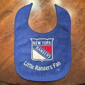 New York Rangers baby bib